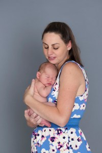 I love how well newborns just fit so perfectly against their mommy! They just melt right in :)